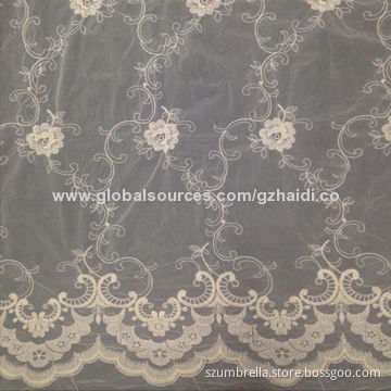 Embroidery Fabric, Cotton Yarn with Mesh for Ladies' GarmentsNew